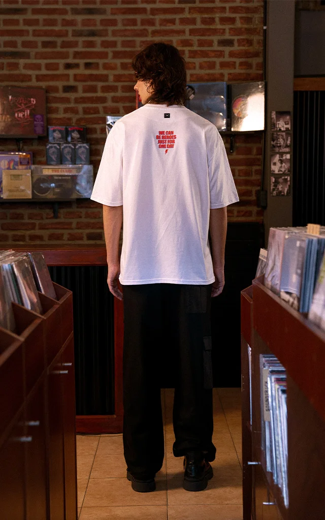Remera David Bowie [ Blanco ]
