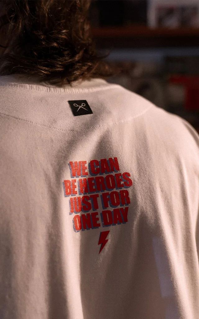 Remera David Bowie [ Blanco ]