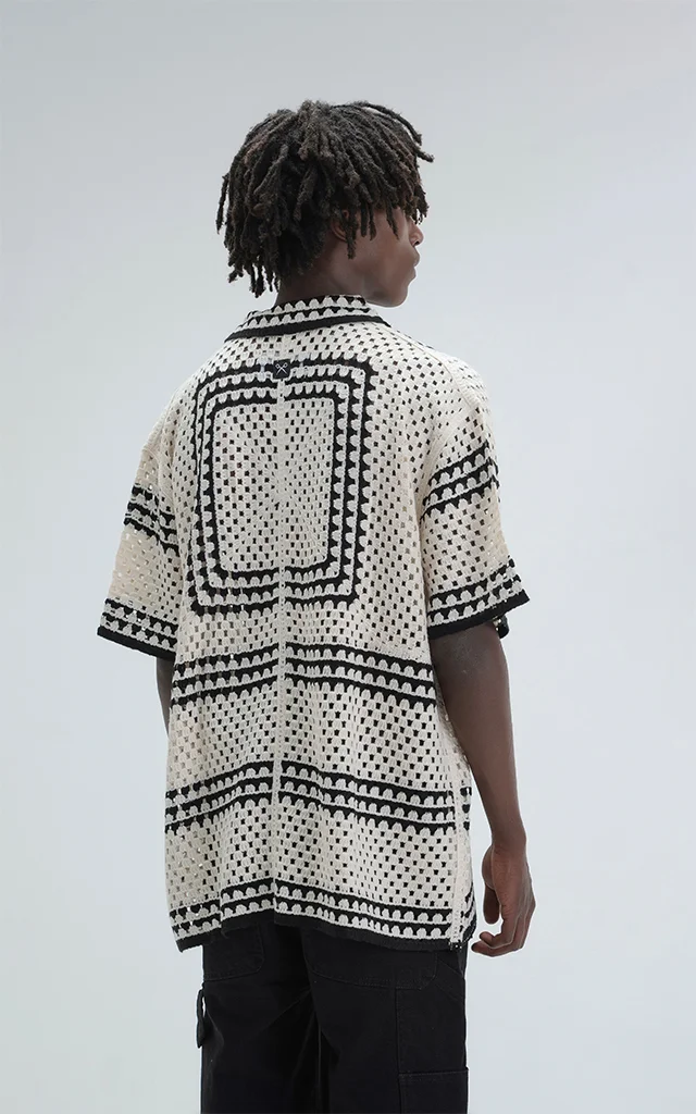 Camisa Tejida Halo [ Beige ]