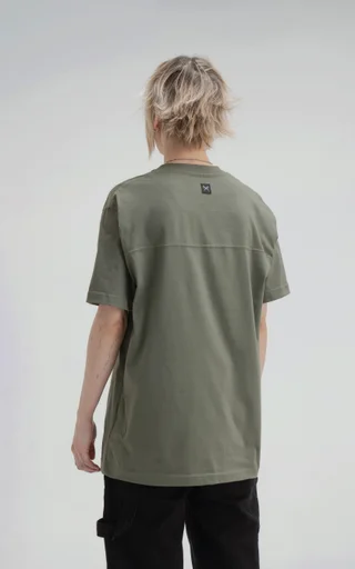 Remera B2Basic Premium  [ Militar ] - Vista 2