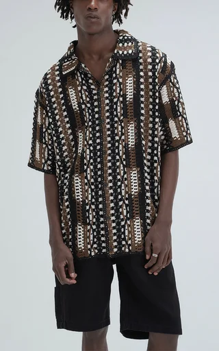 Camisa Tejida Tsuki [ Negro ] - Vista 2