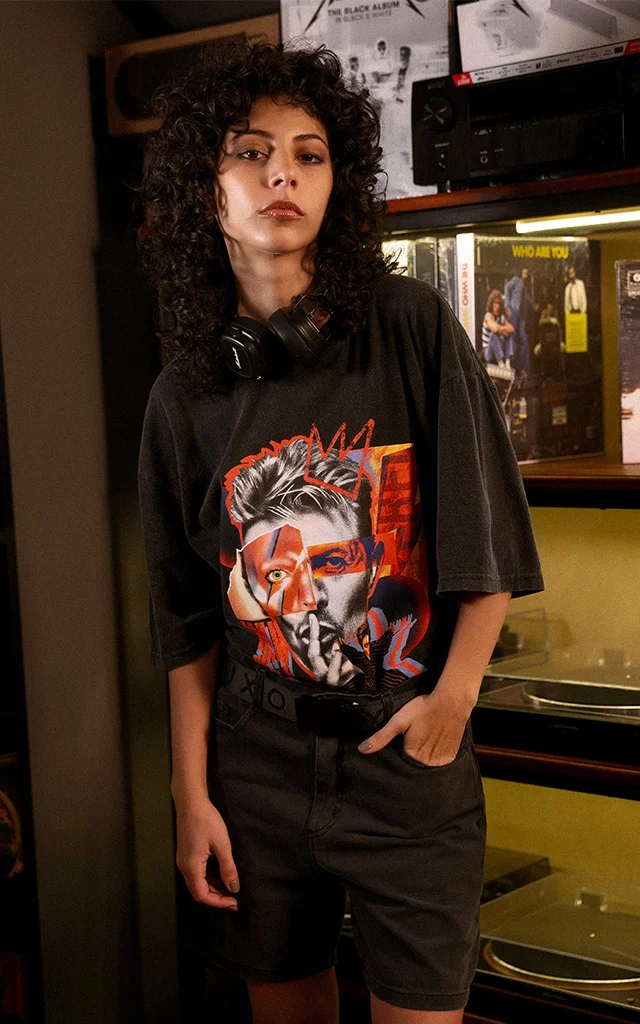 Remera David Bowie [ Nevado ]