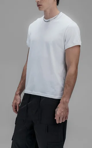 Remera Slim Fit [ Blanco ] - Vista 4