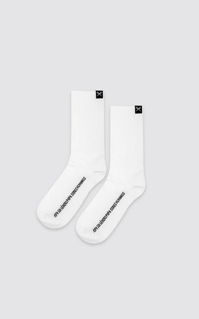 Medias P.M. Pack x2 unid. [ Blanco - Blanco ]