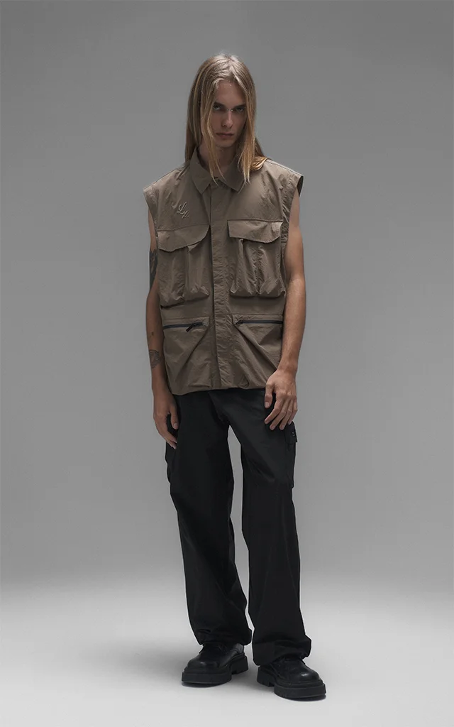 Campera Grid [ Chocolate ]