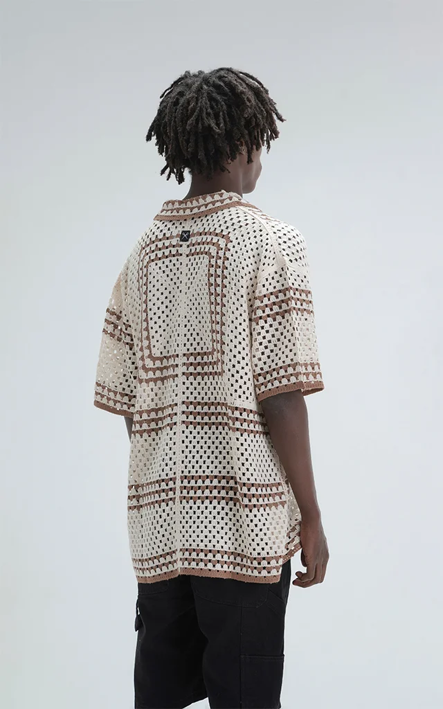 Camisa Tejida Halo [ Cafe ]