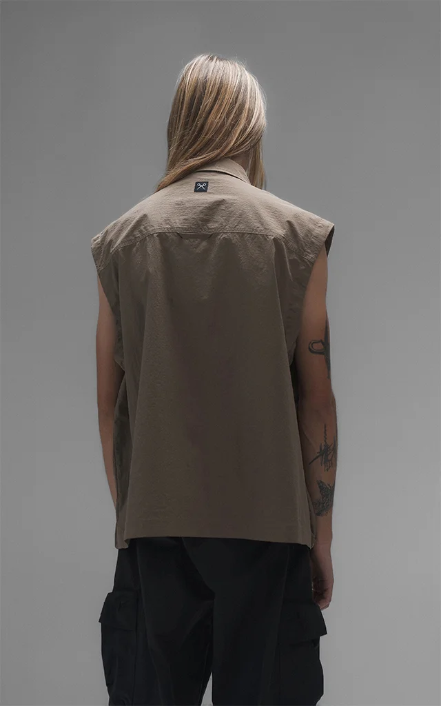 Campera Grid [ Chocolate ]