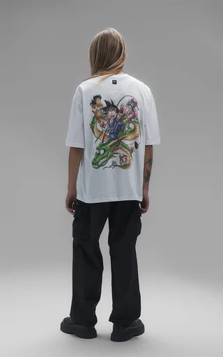 Remera Dragon Ball 2 [ Blanco ] - Vista 4