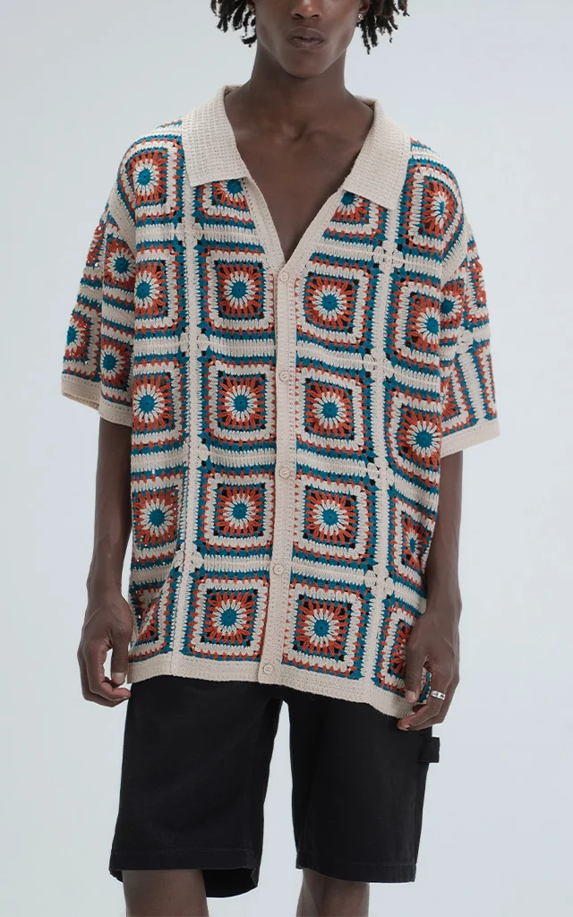 Camisa Tejida Hana [ Beige ]