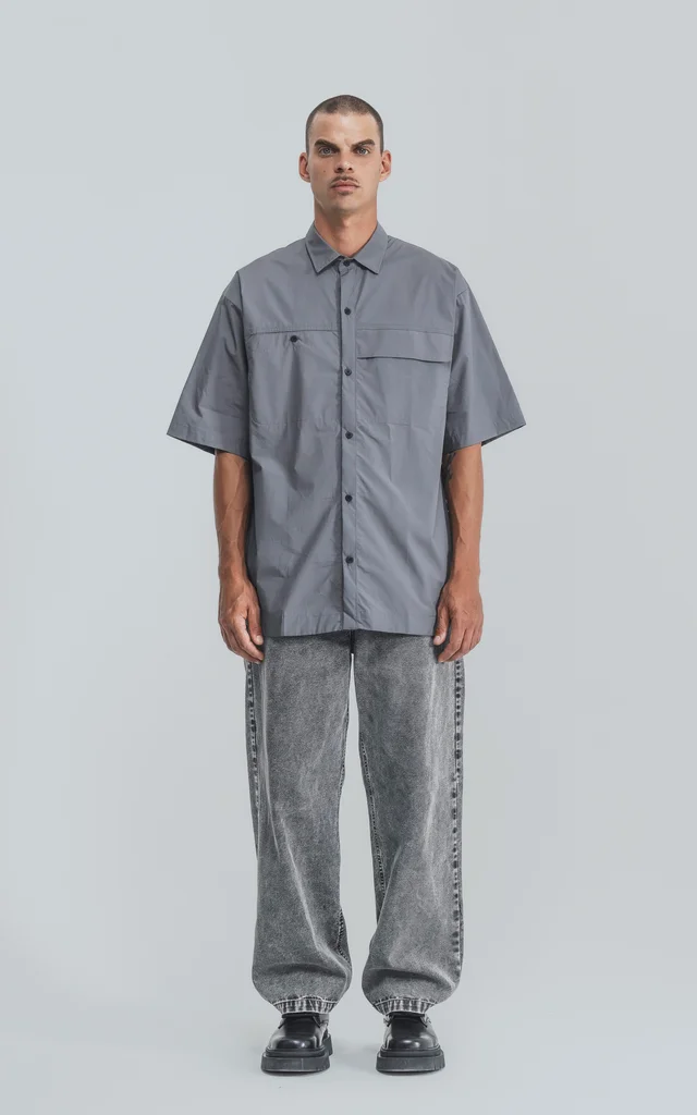 Camisa MC Owner Bis [ Gris ]