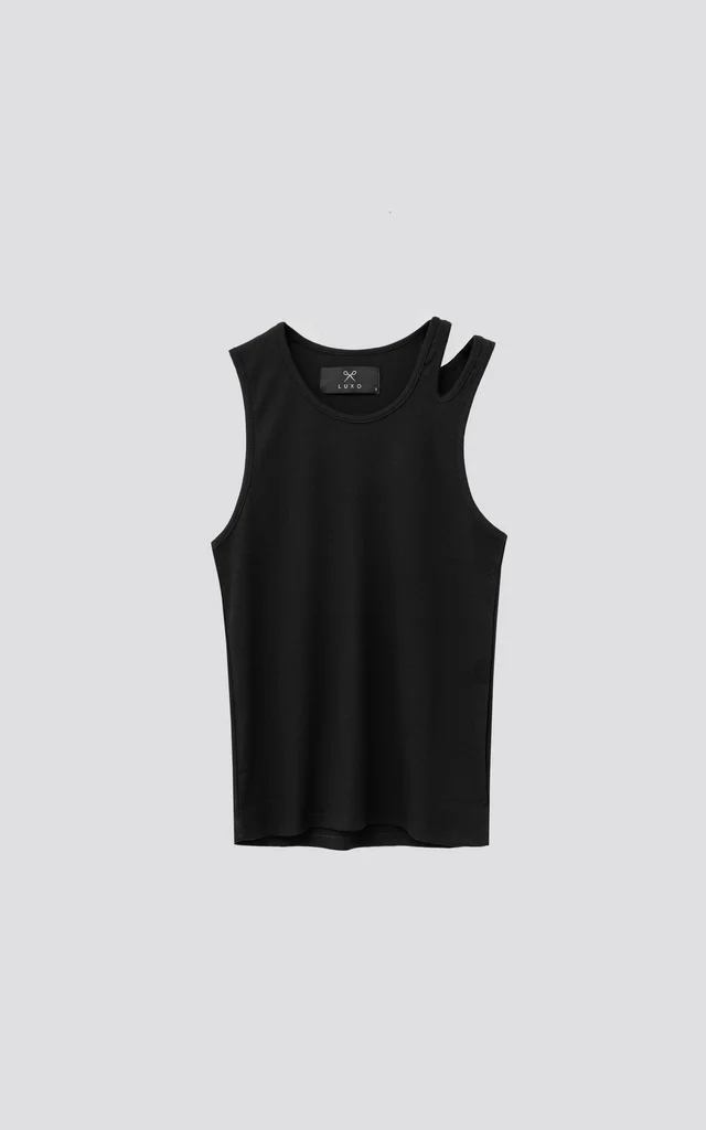 Musculosa Hole [ Negro ]