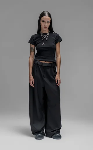 Pantalón Done [ Negro ] - Vista 2