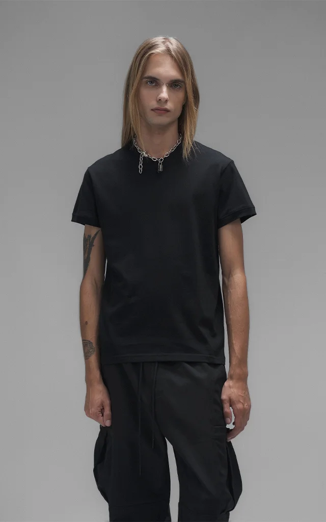 Remera Slim Fit [ Negro ]