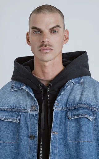 Campera Astro [ Denim ] - Vista 3
