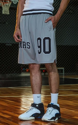 Bermuda Ravers Nba [ Gris / Negro ] - Vista 2