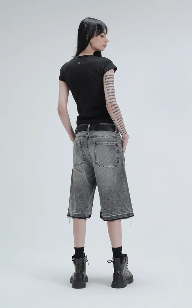 Remera Baby Tee [ Negro ]