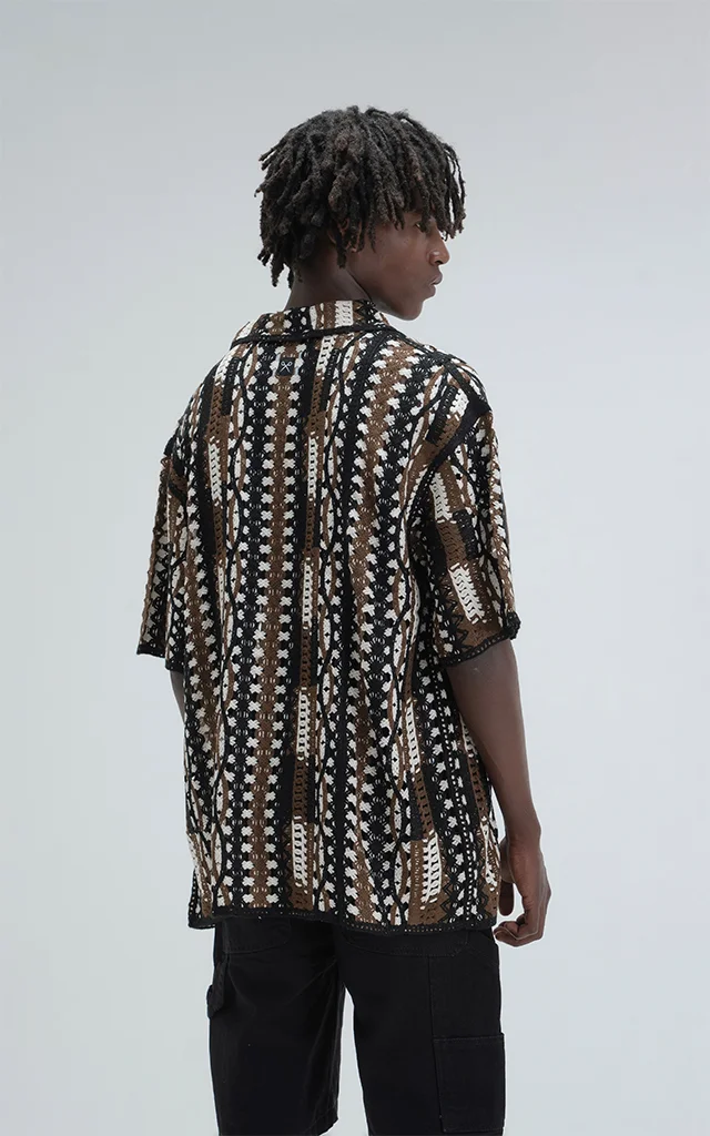Camisa Tejida Tsuki [ Negro ]
