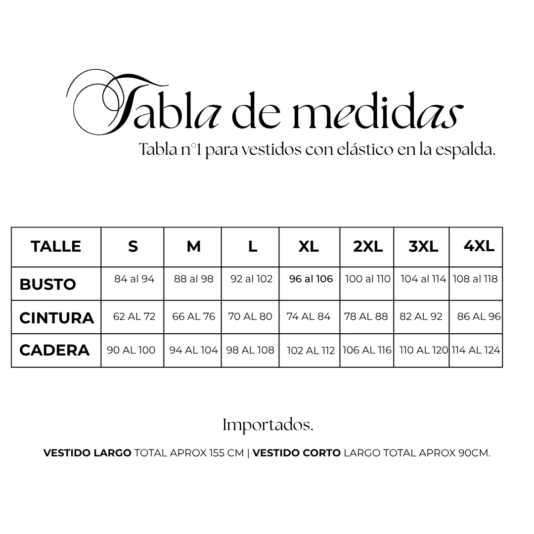 Tabla de talles 3