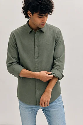 14671 - CAMISA NIZA LINO M/L - Vista 3
