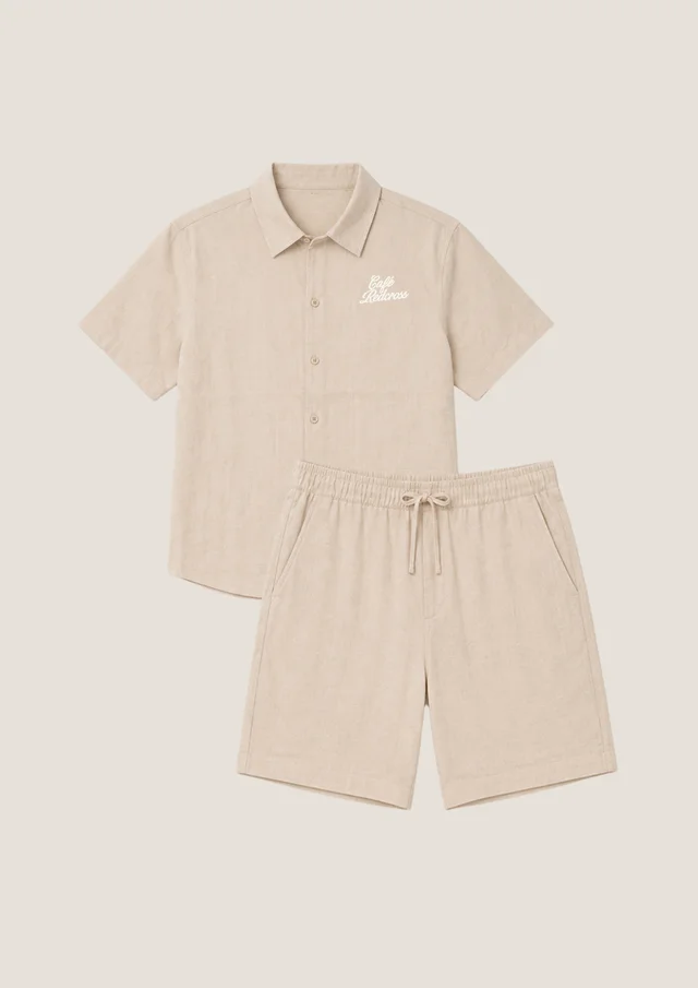 11865 - SET DE BERMUDA Y CAMISA DE LINO DAVOS