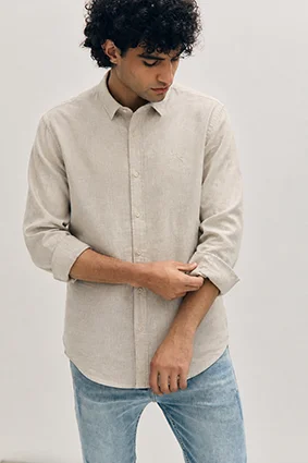 14671 - CAMISA NIZA LINO M/L