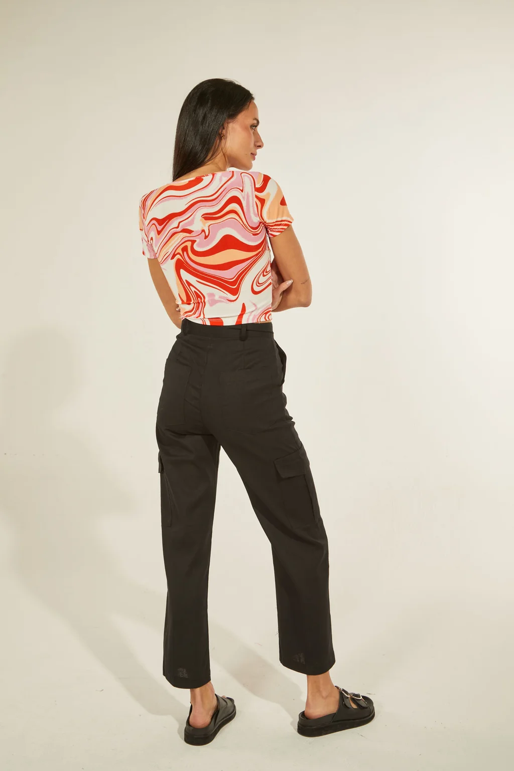 PANTALON CARGO MOM