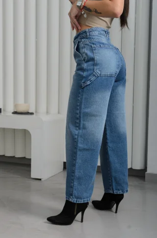 0300 - BAGGY AZUL TIRA - Vista 6