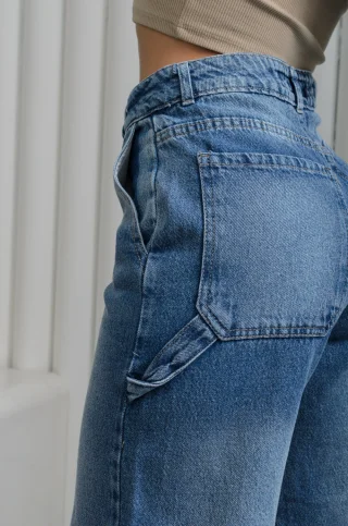 0300 - BAGGY AZUL TIRA - Vista 5