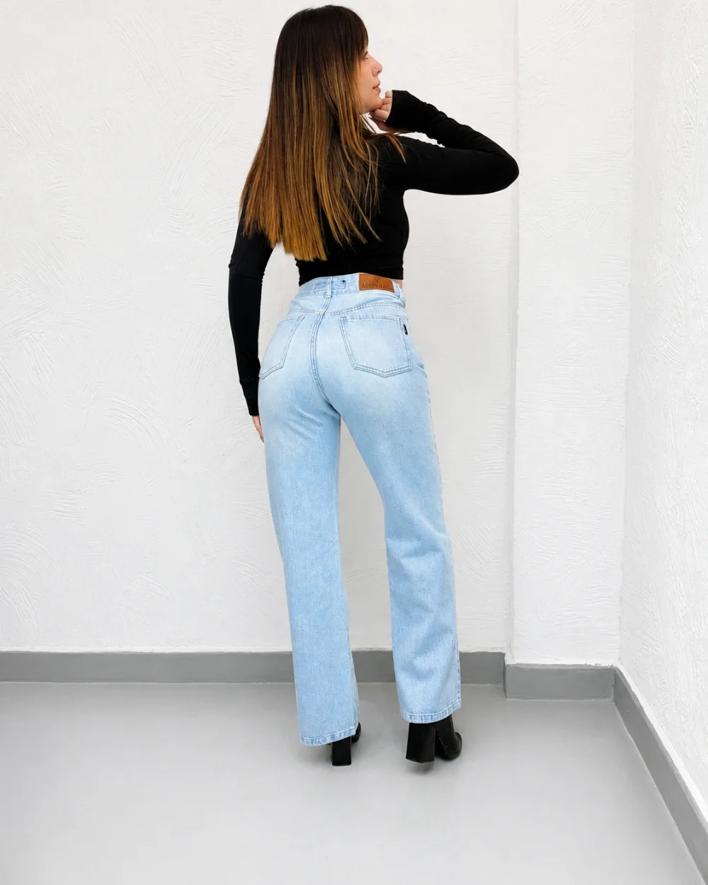 0102 - WIDE LEG CLARA BRILLO - 1
