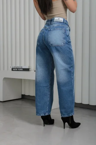 0300 - BAGGY AZUL TIRA - Vista 3