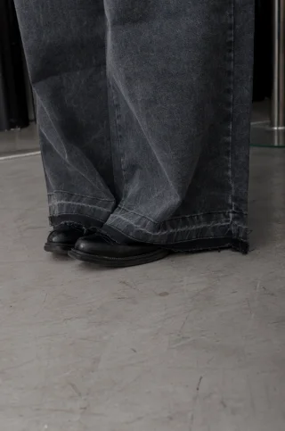 0702 - SUPER BAGGY GRIS DESFLECADO - Vista 3