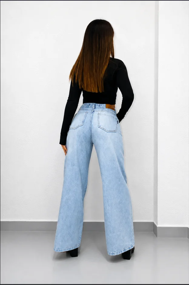 0713 - SUPER BAGGY CELESTE BRILLO