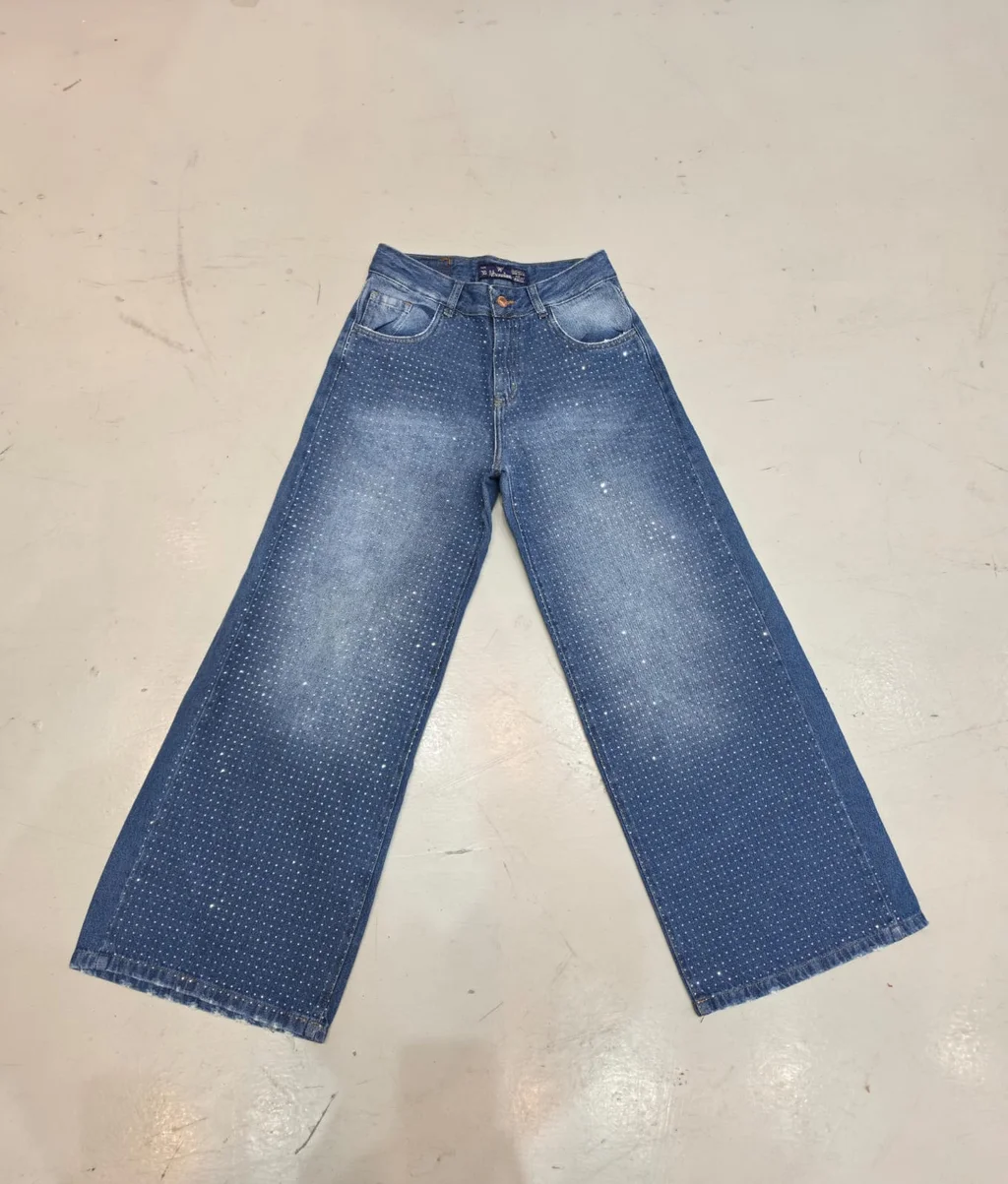 0716 - SUPER BAGGY AZUL BRILLO - 0