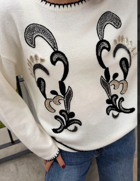 Sweater STEWARD BREMER BORDADO GU405833