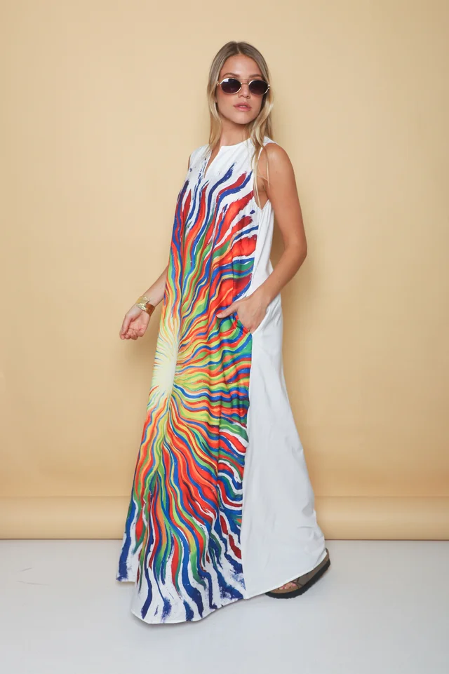 Vestido STARK LLUVIA DE COLORES GU261