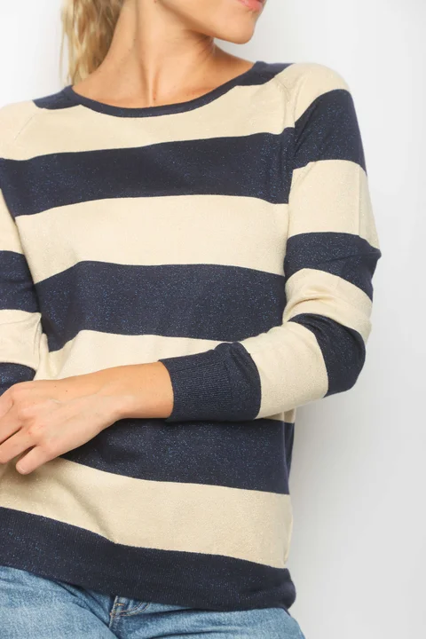Sweater LOBBIE Rayado Lurex GUL811