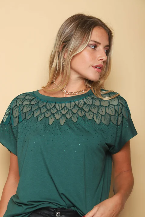 Remeron BURDEOS Modal c/Strass GU23522