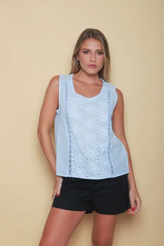 Blusa VALLEY Broderie GUK70208 - Vista 4