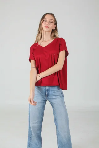 Remera Ancha Morley Siney Con Bolsillo - Vista 6