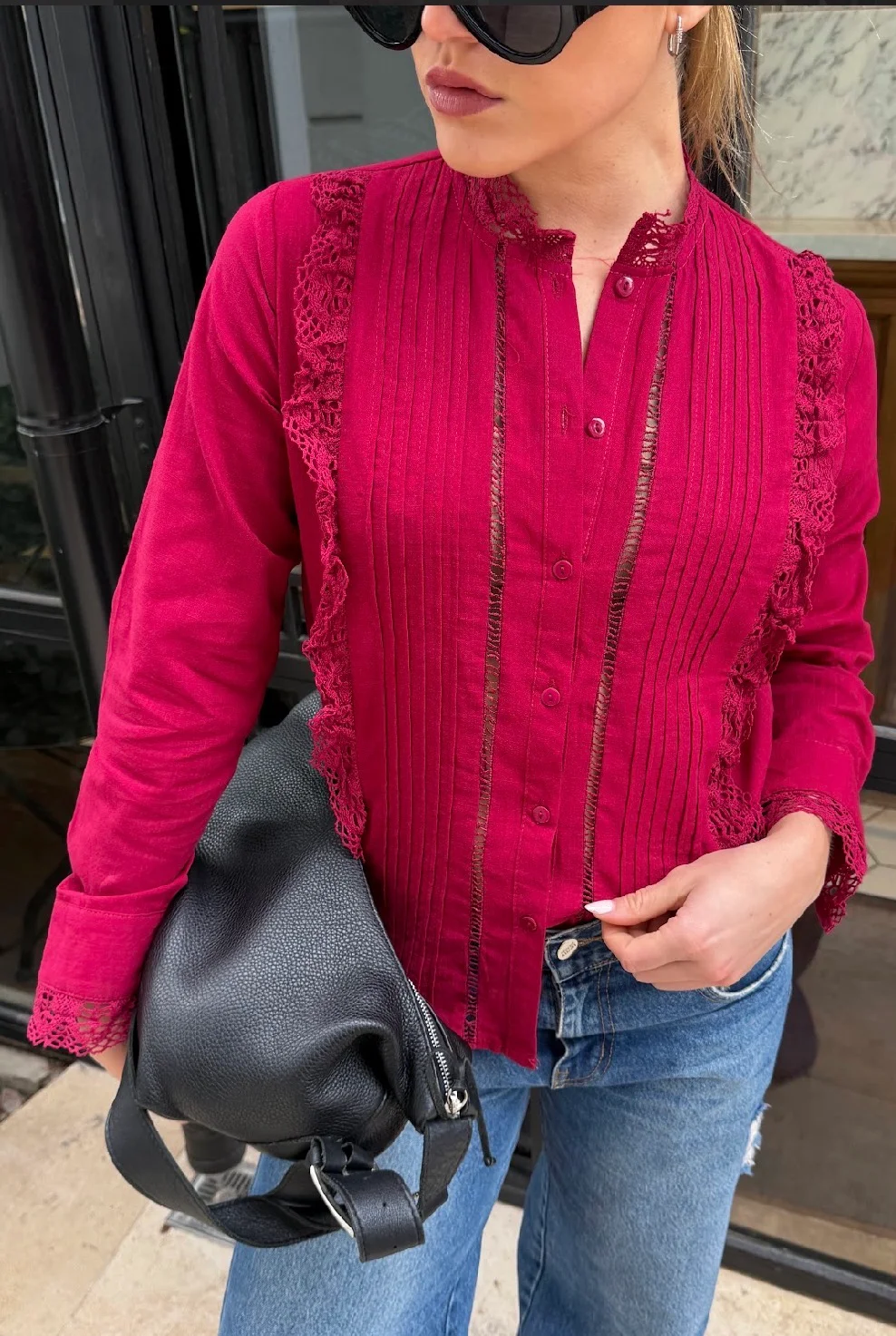 Camisa VANCY Tablitas LINO GUK68