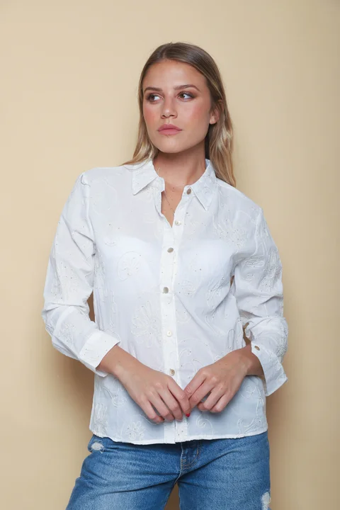 Camisa PRINCESS Bordada GU5177