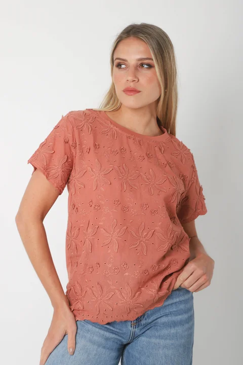 Remera SHANGAI Bordada GU5161