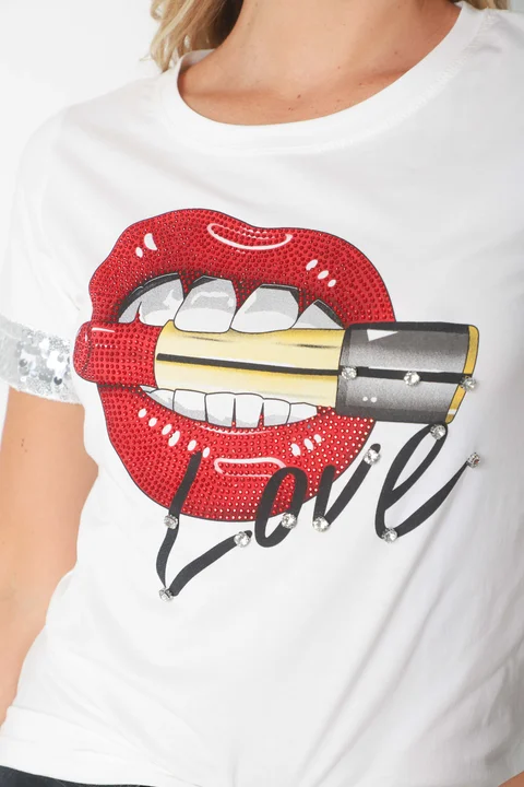 Remera LOVE LABIAL GU15812