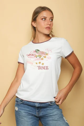 Remera THINGS Bordada GU356346 - Vista 2