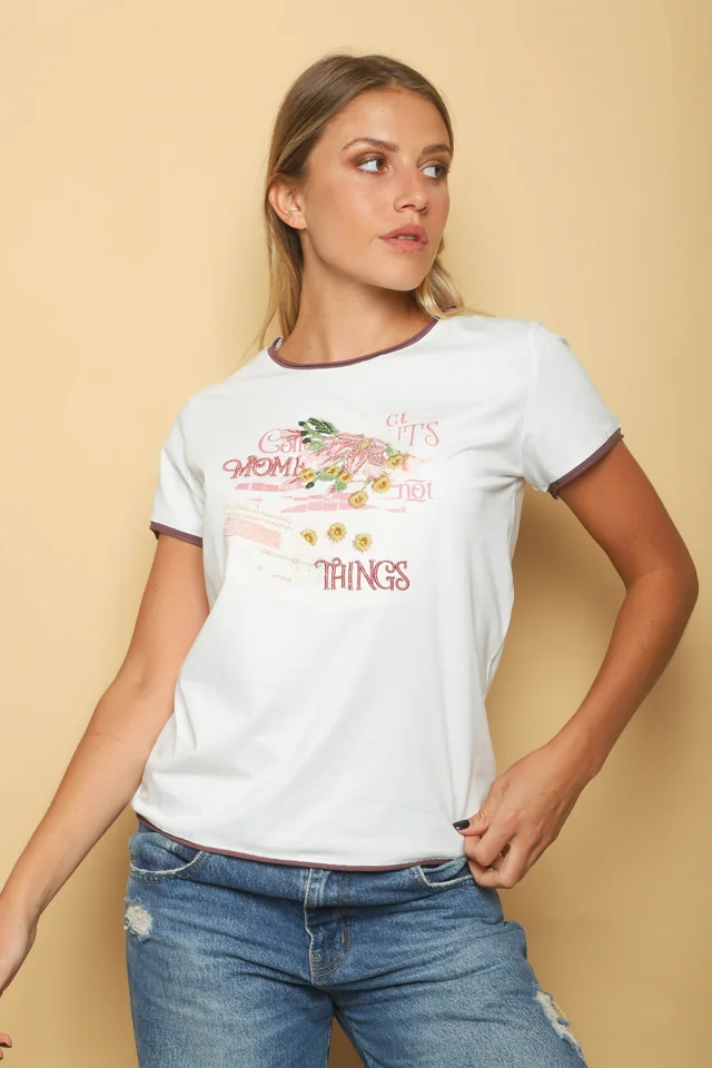 Remera THINGS Bordada GU356346