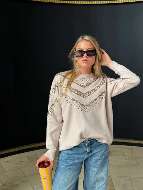 Sweater ANBAR c/ Brillos GU67701