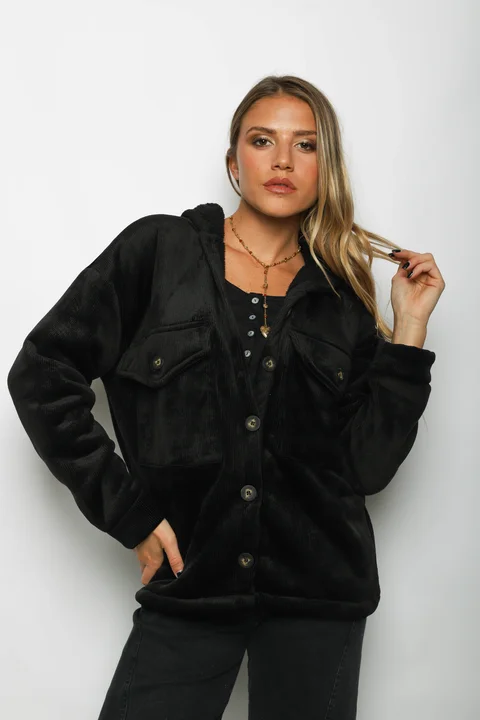 Saco GENEVA Corderoy Con Piel Adentro