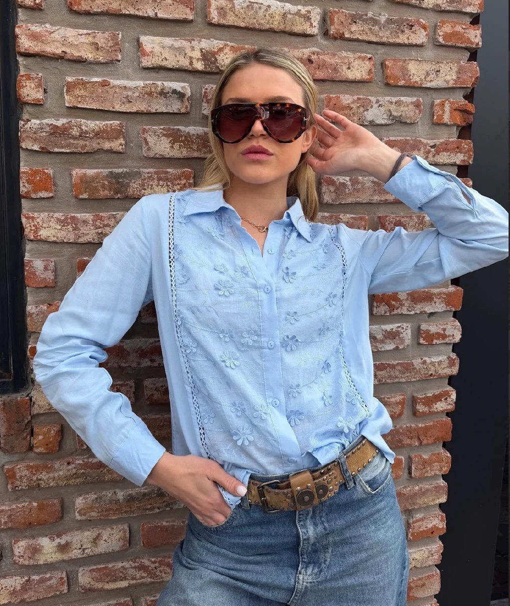 Camisa NIZA Bordada GUK148