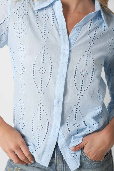 Camisa CARNAVAL Broderie Manga 3/4 GUK4009