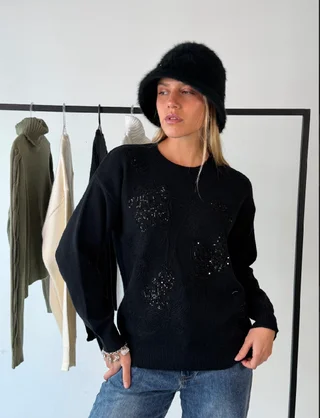 Sweater ROBSON c/bordado GU405832 - Vista 6